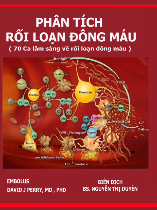 PHÂN TÍCH RỐI LOẠN ĐÔNG MÁU sách dịch bản tiếng việt